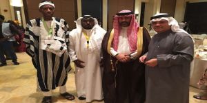 الشيخ صالح باهويني رئيس الإتحاد الدولي لكرة القدم للإحصاء و الداعم للجاليات المقيمة يشارك في الاحتفال الثالث والخمسون بيوم أفريقيا