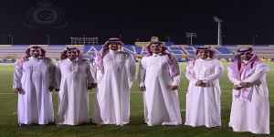 وفد من موبايلي يزور النصر ويلتقي بالامير فيصل بن تركي بن ناصر